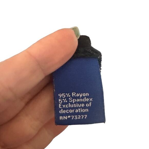 Apt. 9 Black & White Sleeveless V-Neck Side Slit Long Dress Women Sz S - Picture 9 of 12